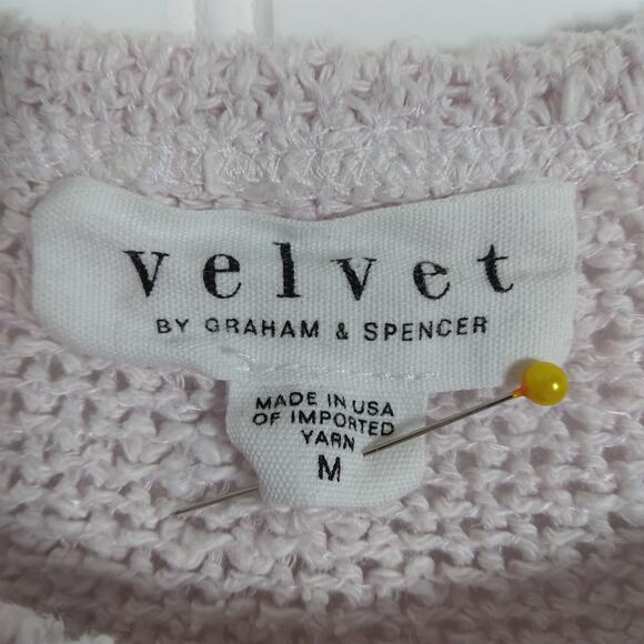 Velvet by Graham Spencer Chutney Cotton Crochet top size medium Tutu - Picture 5 of 7